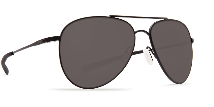 Costa Cook Sunglasses-Satin Black/Gray 580P