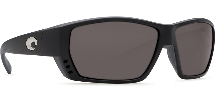 Costa Tuna Alley Sunglasses-Matte Black Globa Fit/Grey 580P