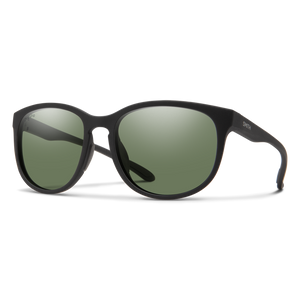 Smith Lake Shasta Sunglasses-Mt Blk/Chromapop Gry Grn Polar