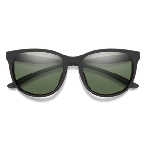 Smith Lake Shasta Sunglasses-Mt Blk/Chromapop Gry Grn Polar