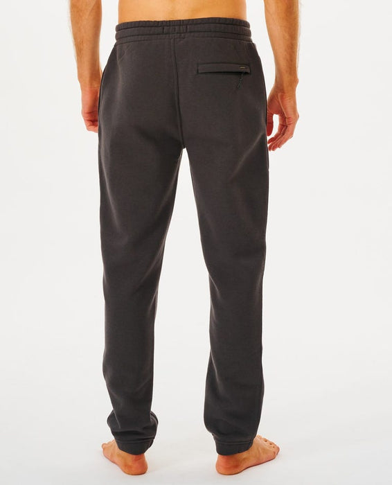 Rip Curl Fade Out Icon Pants-Washed Black/Moss