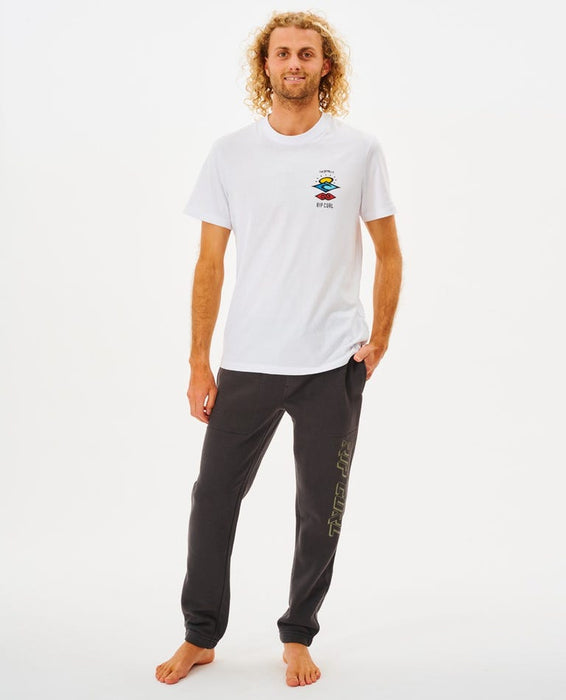 Rip Curl Fade Out Icon Pants-Washed Black/Moss