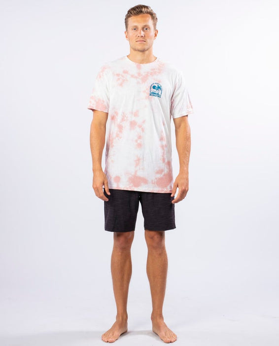 Rip Curl Summer Time Heritage Tee-Washed Peach