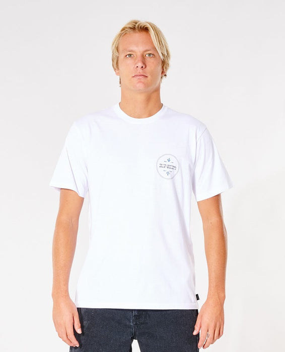 Rip Curl Rays And Tubed Tee-White