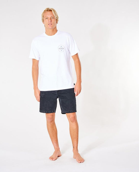 Rip Curl Rays And Tubed Tee-White