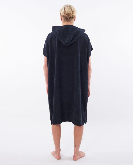Rip Curl Mix Up Hooded Towel Poncho-Black