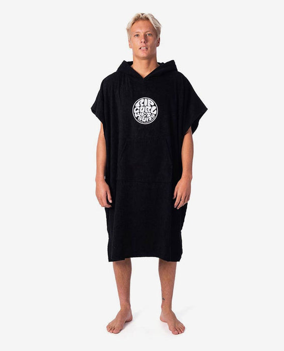 Rip Curl Icons Hooded Towel-Black