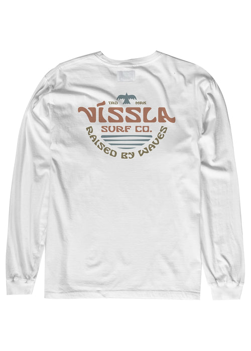 Vissla West Winds Pocket L/S Tee-White