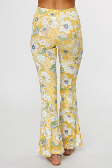 O'Neill Daisy Belle Floral Pants-Mimosa