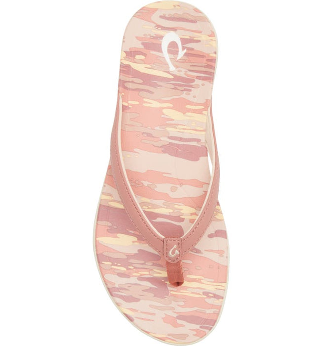 Olukai Ho'opio Hau Sandal-Rosette/Wai Camo