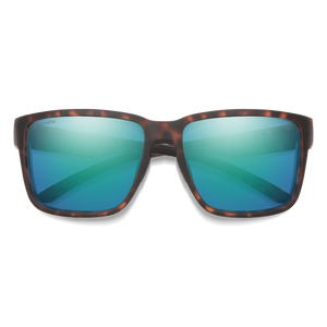 Smith Emerge Sunglasses-Matte Tortoise/ChromaPop Polar Opal Mirror— Alternate View