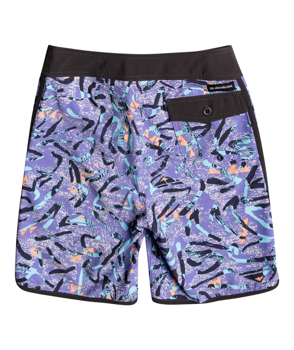 Quiksilver Surfsilk Scallop 17 Youth Boardshorts-Orchid Mist