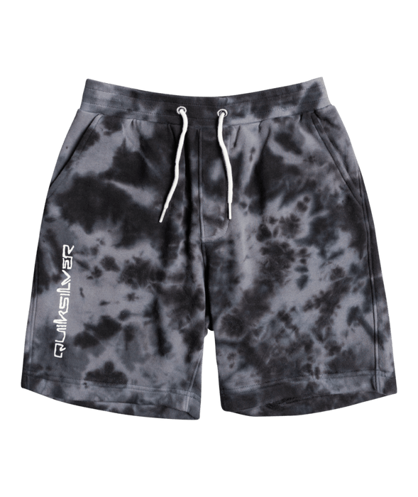 Quiksilver Slow Dive TD Youth Shorts-Black Tie Dye