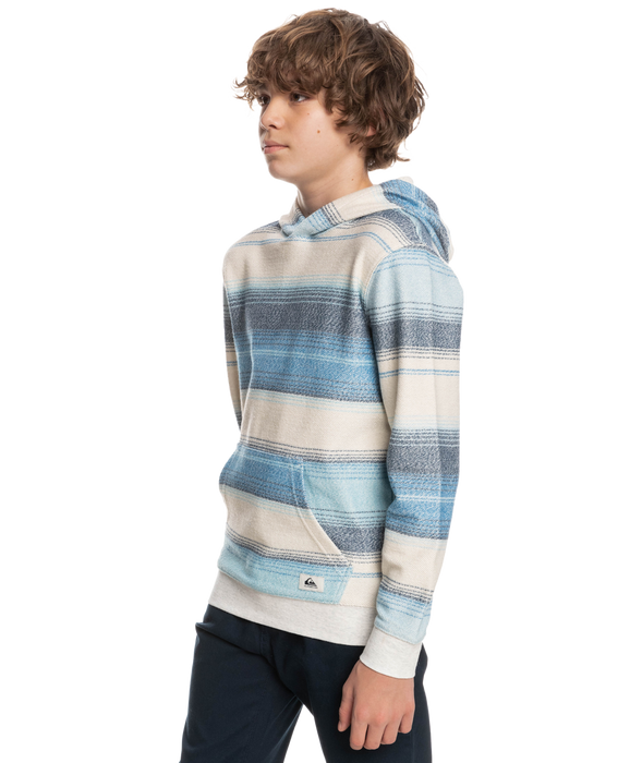 Quiksilver Great Otway Hooded Youth Sweatshirt-Delph Blue