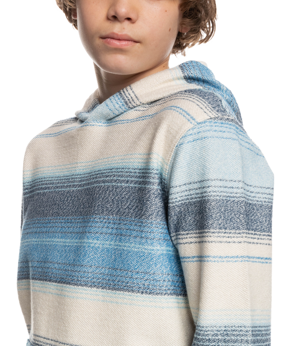Quiksilver Great Otway Hooded Youth Sweatshirt-Delph Blue
