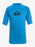 Quiksilver Boys All Time S/S Youth Rashguard-Snorkel Blue Heather