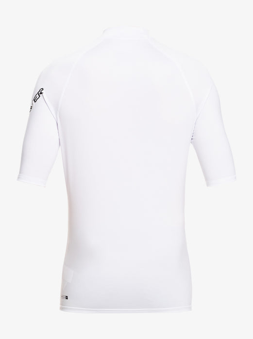 Quiksilver Boys All Time S/S Youth Rashguard-White