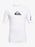Quiksilver Boys All Time S/S Youth Rashguard-White