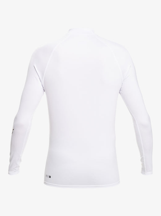 Quiksilver Boys All Time L/S Youth Rashguard-White