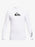 Quiksilver Boys All Time L/S Youth Rashguard-White