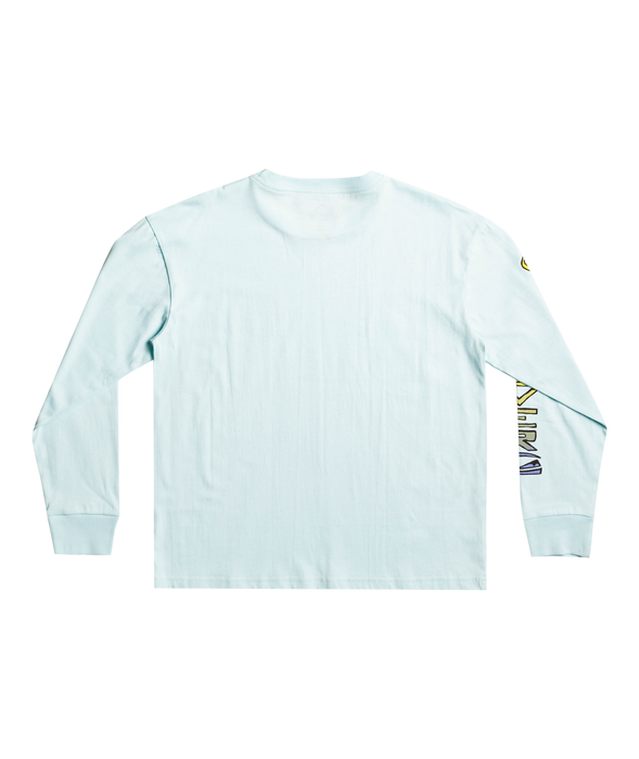 Quiksilver Radical Times Youth L/S Tee-Iced Aqua