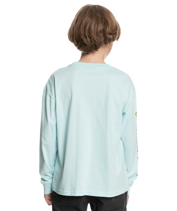 Quiksilver Radical Times Youth L/S Tee-Iced Aqua