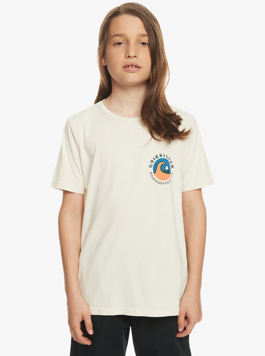 Quiksilver Boys QS Bubble Stamp Youth Tee-Birch