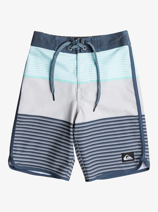 Quiksilver Boys Surfsilk Tijuana Boy 14 Boardshorts-Beach Glass