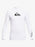 Quiksilver Boys All Time L/S Boy Rashguard-White