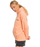 Quiksilver Oversized Hooded Sweatshirt-Peach Pink