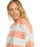Quiksilver Legendary Wave Sweatshirt-Peach Pink Stripe Legend