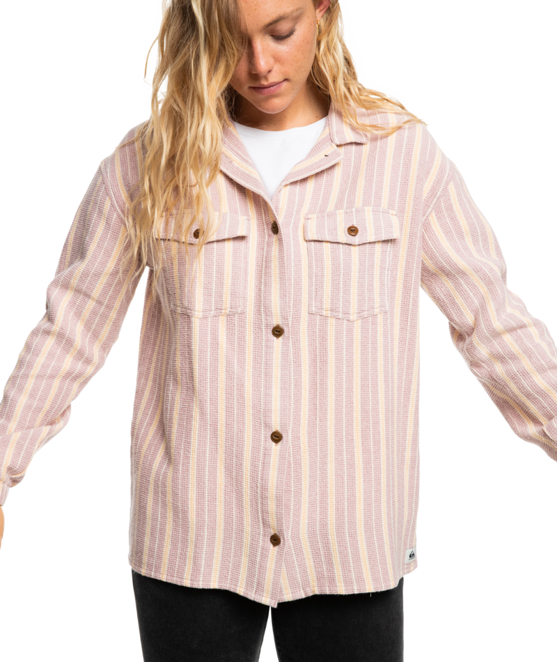 Quiksilver Sunset Strip L/S Shirt-Dusky Orchid