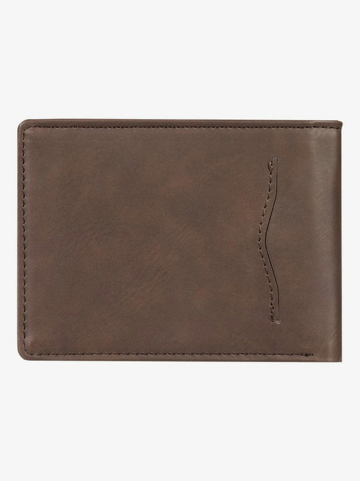 Quiksilver Slim Vintage IV Wallet-Chocolate Brown