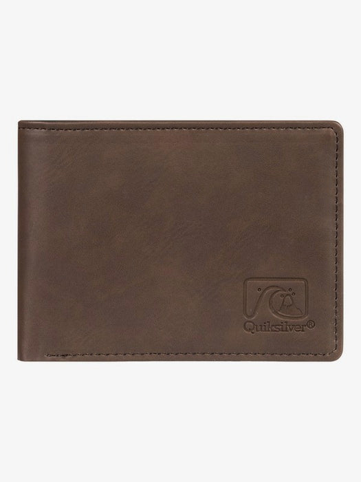 Quiksilver Slim Vintage IV Wallet-Chocolate Brown
