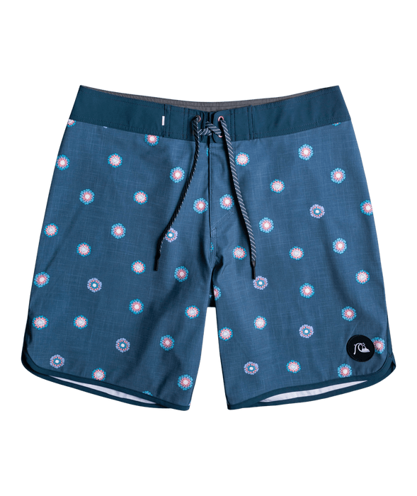 Quiksilver Surfsilk Scallop 19 Boardshorts-Insignia Blue