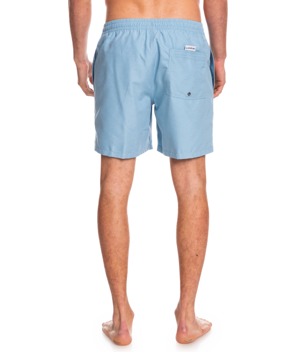 Quiksilver Everyday Heather Volley 17 Boardshorts-Airy Blue Heather