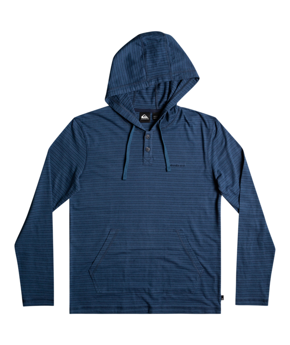 Quiksilver Sandbar Hooded L/S Shirt-Insignia Blue