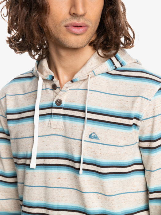 Quiksilver Last Chance Hooded L/S Tee-Birch