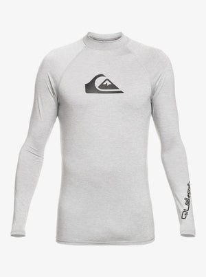 Quiksilver All Time L/S Rashguard-Sleet Heather