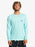 Quiksilver Heritage Heather L/S Rashguard-Angel Blue Heather