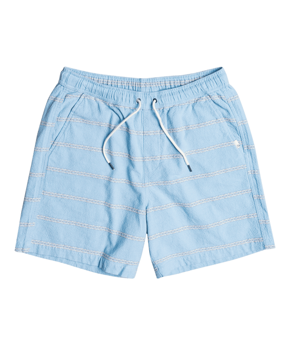 Quiksilver Taxer Jacquard Shorts-Airy Blue