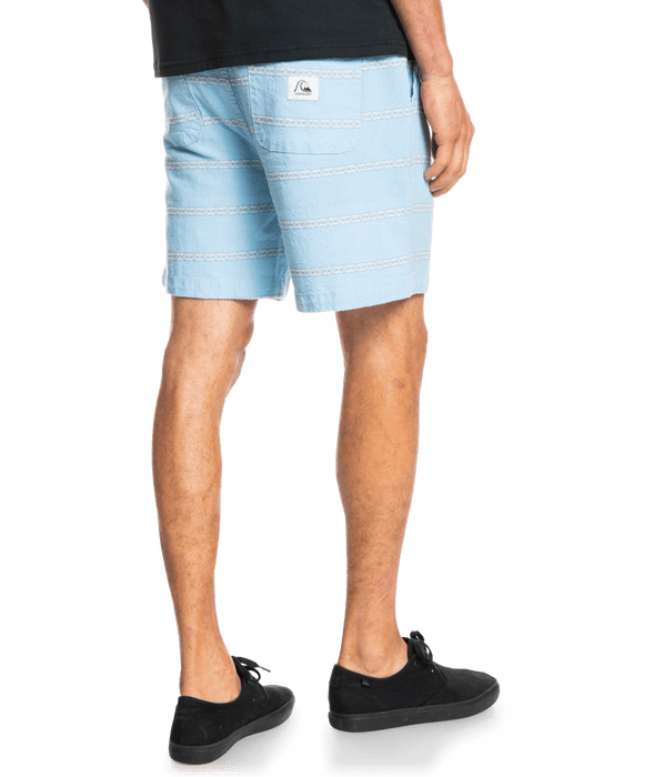 Quiksilver Taxer Jacquard Shorts-Airy Blue