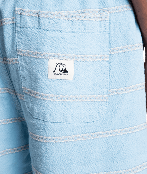 Quiksilver Taxer Jacquard Shorts-Airy Blue