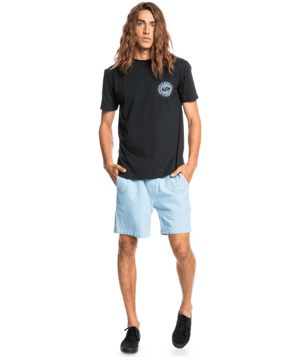 Quiksilver Taxer Jacquard Shorts-Airy Blue