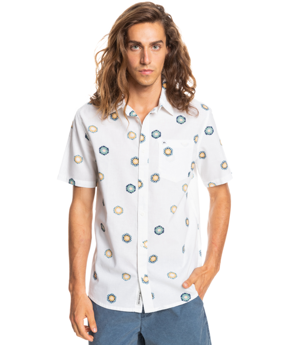 Quiksilver Cosmos S/S Shirt-Snow White