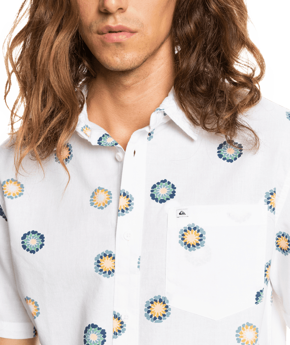 Quiksilver Cosmos S/S Shirt-Snow White