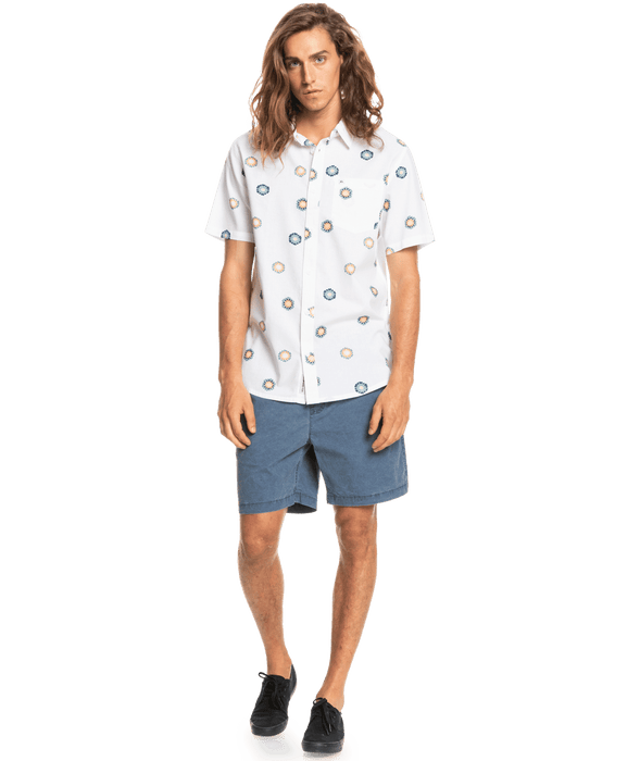 Quiksilver Cosmos S/S Shirt-Snow White