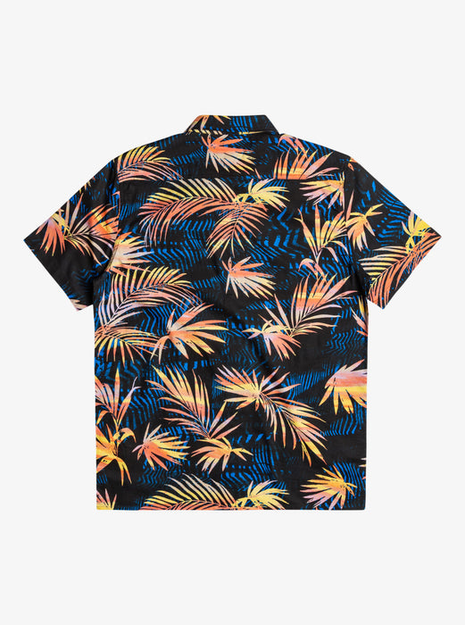 Quiksilver Ripped Up Cotton S/S Shirt-Black