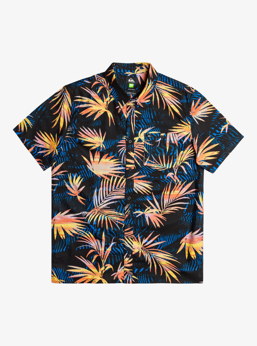 Quiksilver Ripped Up Cotton S/S Shirt-Black