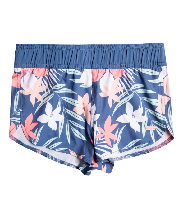 Roxy Girly Shorty Boardshorts-Bijou Blue
